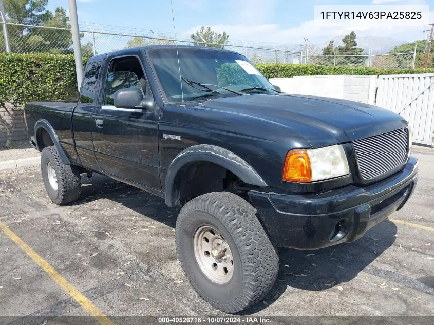 2003 Ford Ranger Edge/Tremor/Xl/Xlt VIN: 1FTYR14V63PA25825 Lot: 40526718