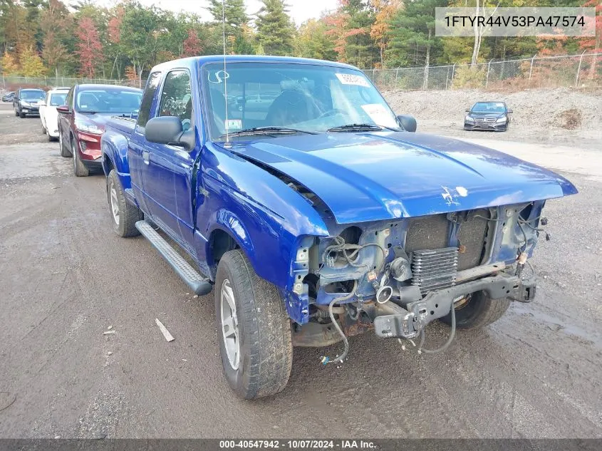 2003 Ford Ranger Edge/Tremor/Xlt VIN: 1FTYR44V53PA47574 Lot: 40547942