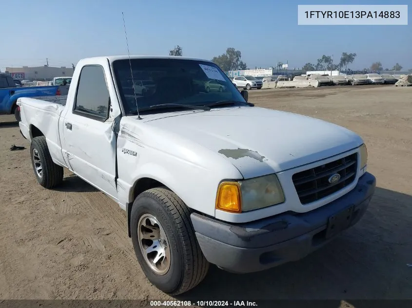 2003 Ford Ranger Unique Fleet VIN: 1FTYR10E13PA14883 Lot: 40562108