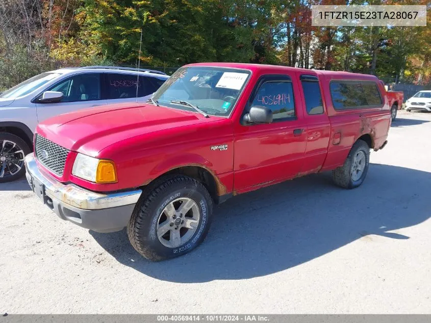 2003 Ford Ranger Xlt VIN: 1FTZR15E23TA28067 Lot: 40569414