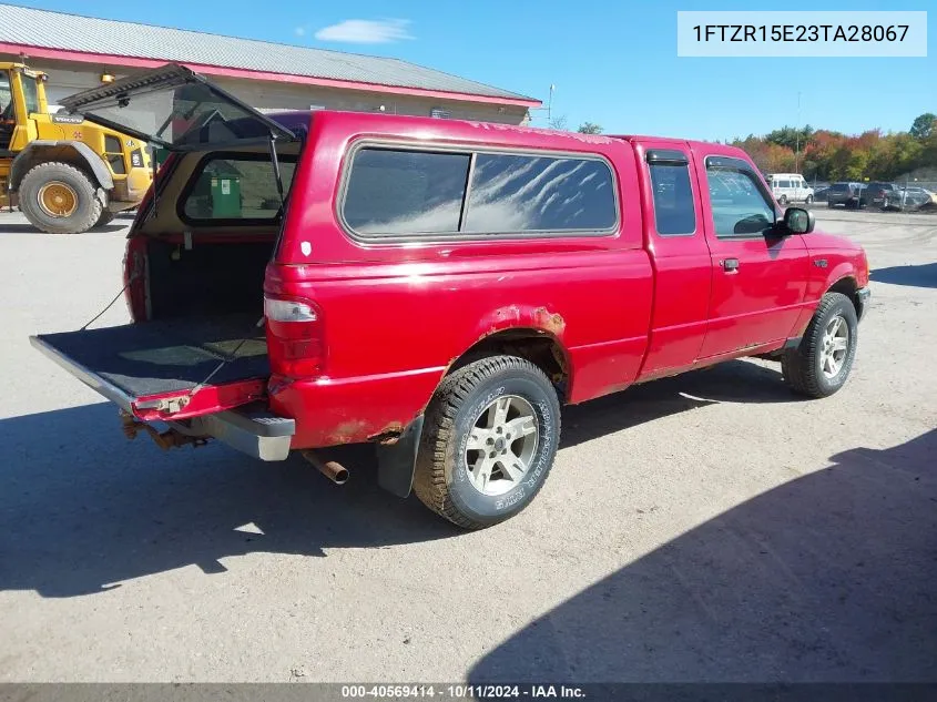 2003 Ford Ranger Xlt VIN: 1FTZR15E23TA28067 Lot: 40569414