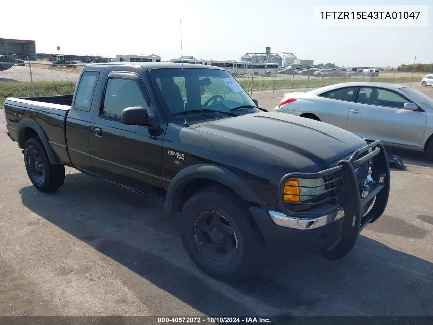 2003 Ford Ranger Xlt VIN: 1FTZR15E43TA01047 Lot: 40572072