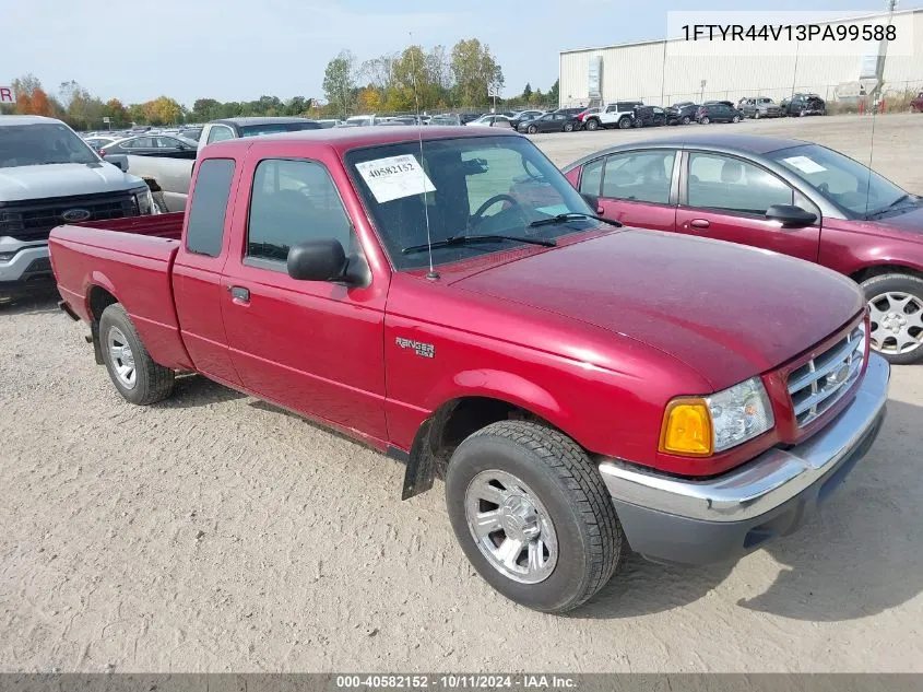 2003 Ford Ranger Edge/Tremor/Xlt VIN: 1FTYR44V13PA99588 Lot: 40582152