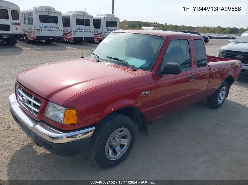 2003 Ford Ranger Edge/Tremor/Xlt VIN: 1FTYR44V13PA99588 Lot: 40582152