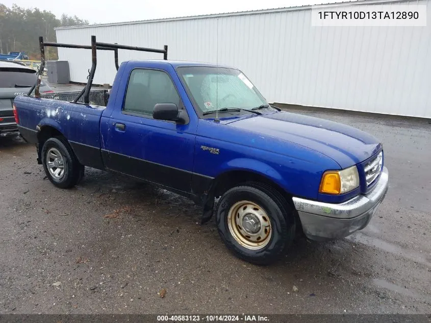 2003 Ford Ranger Xl/Xlt VIN: 1FTYR10D13TA12890 Lot: 40583123