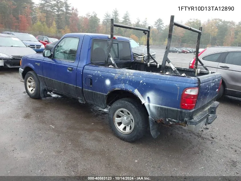 2003 Ford Ranger Xl/Xlt VIN: 1FTYR10D13TA12890 Lot: 40583123