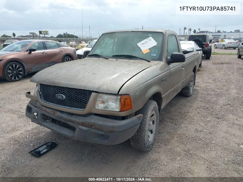 2003 Ford Ranger Edge/Xl/Xlt VIN: 1FTYR10U73PA85741 Lot: 40622471