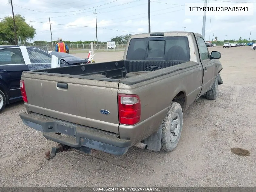 2003 Ford Ranger Edge/Xl/Xlt VIN: 1FTYR10U73PA85741 Lot: 40622471