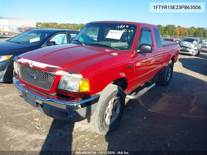 2003 Ford Ranger Xlt VIN: 1FTYR15E23PB63506 Lot: 40639724