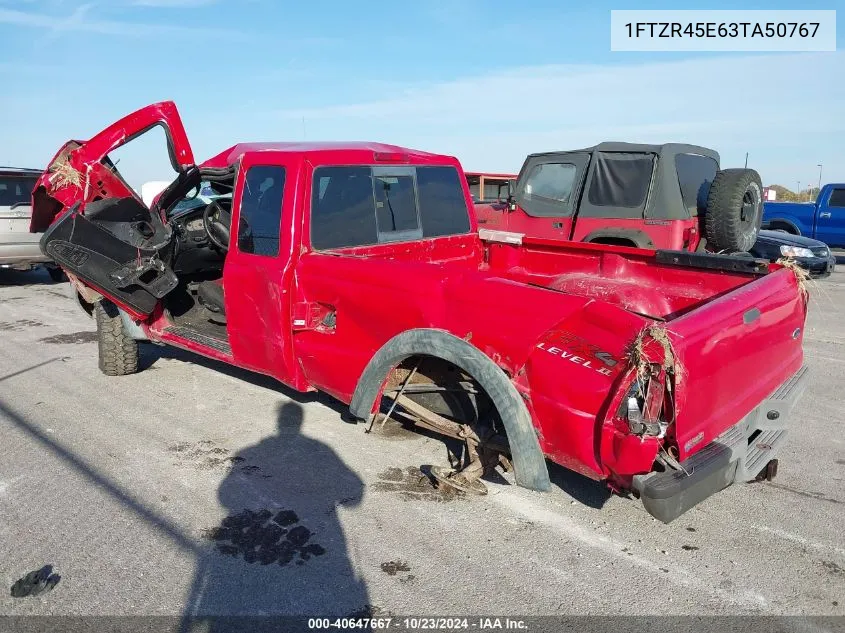 2003 Ford Ranger Edge/Xlt VIN: 1FTZR45E63TA50767 Lot: 40647667