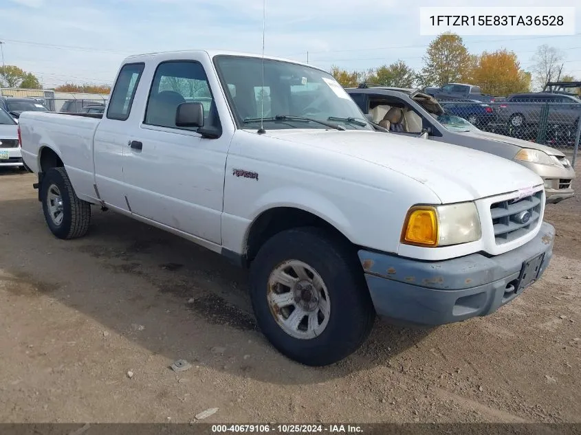 2003 Ford Ranger Xlt VIN: 1FTZR15E83TA36528 Lot: 40679106