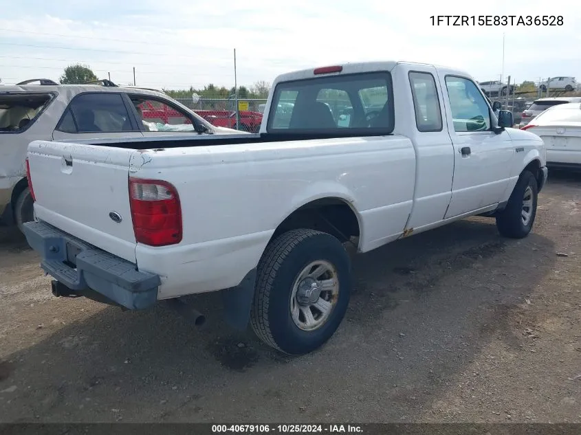 2003 Ford Ranger Xlt VIN: 1FTZR15E83TA36528 Lot: 40679106