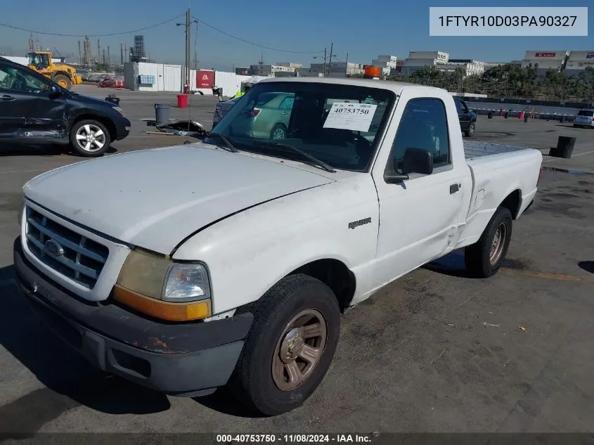 1FTYR10D03PA90327 2003 Ford Ranger Xl/Xlt