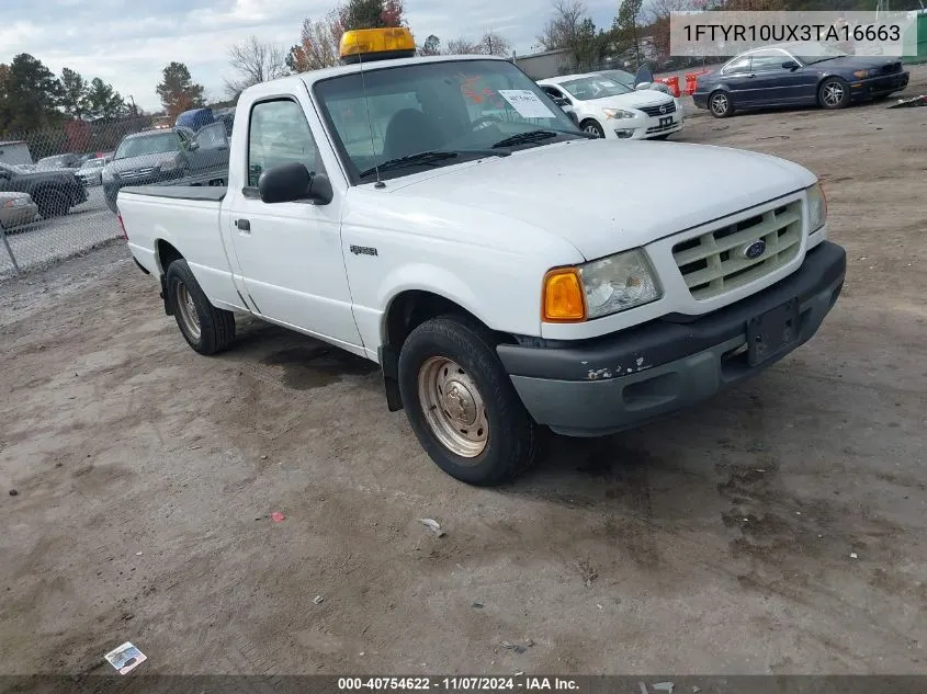 2003 Ford Ranger Edge/Xl/Xlt VIN: 1FTYR10UX3TA16663 Lot: 40754622