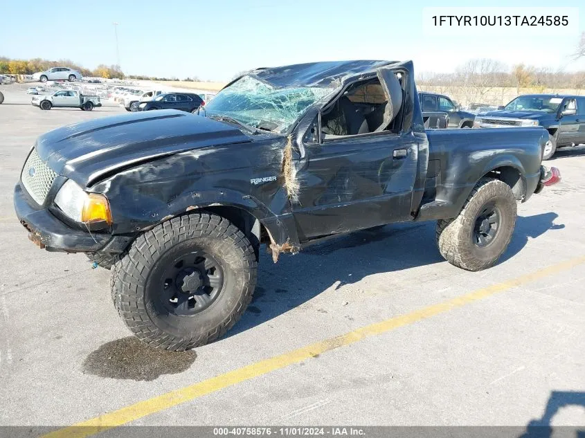 2003 Ford Ranger Edge/Xl/Xlt VIN: 1FTYR10U13TA24585 Lot: 40758576