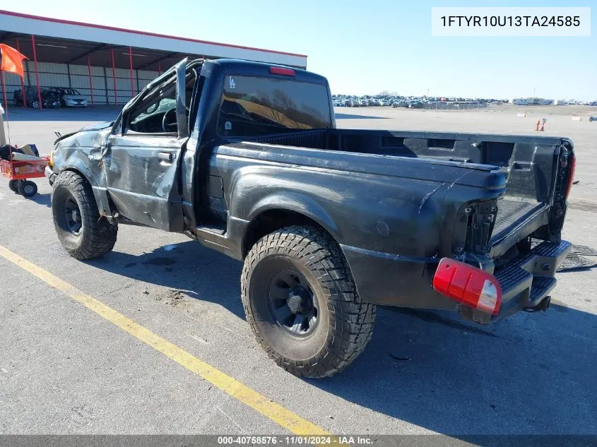 2003 Ford Ranger Edge/Xl/Xlt VIN: 1FTYR10U13TA24585 Lot: 40758576