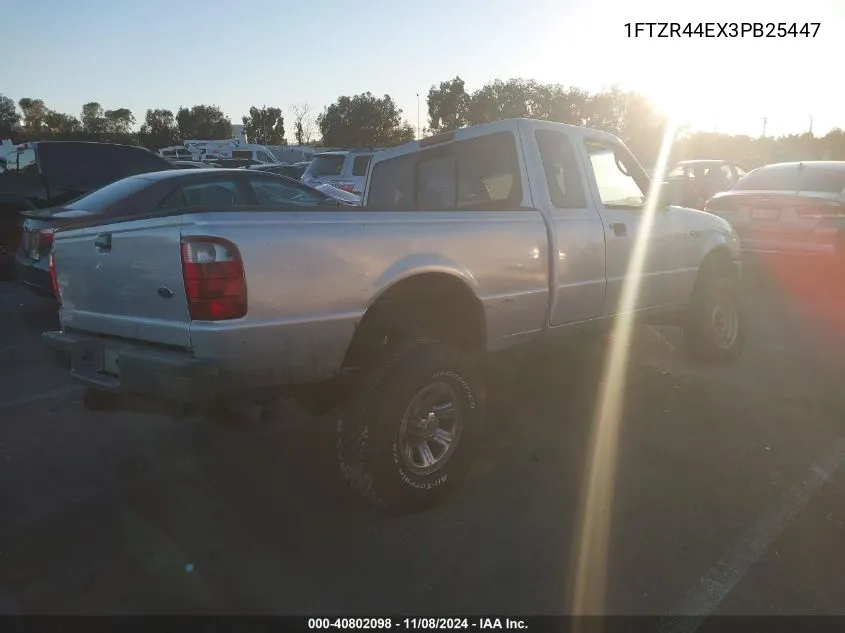 2003 Ford Ranger Xlt VIN: 1FTZR44EX3PB25447 Lot: 40802098