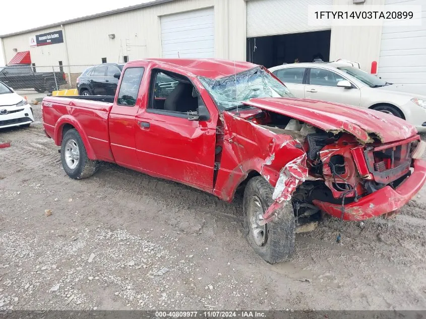 2003 Ford Ranger Edge/Tremor/Xl/Xlt VIN: 1FTYR14V03TA20899 Lot: 40809977