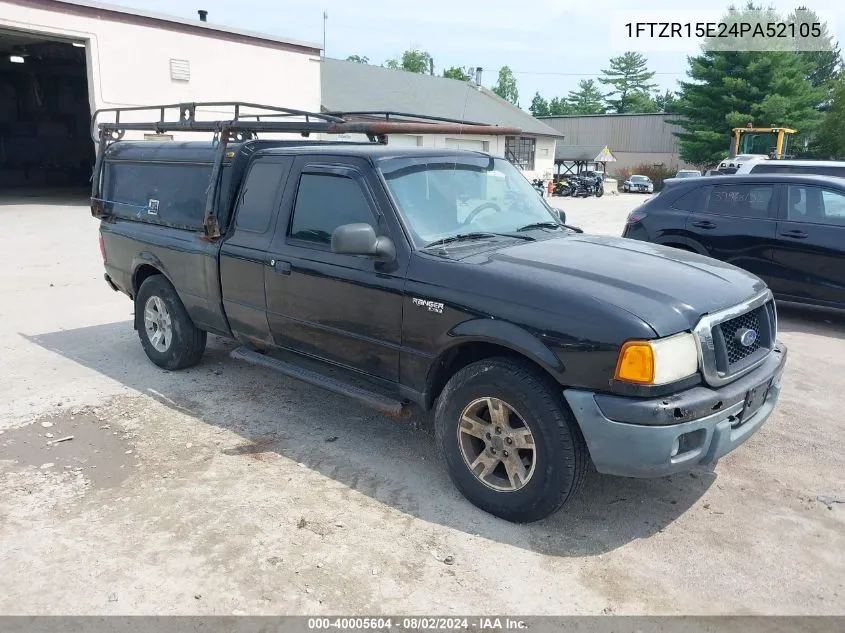 2004 Ford Ranger Xlt VIN: 1FTZR15E24PA52105 Lot: 40005604