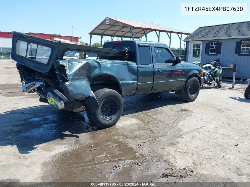 2004 Ford Ranger Edge/Tremor/Xlt VIN: 1FTZR45EX4PB07630 Lot: 40119795