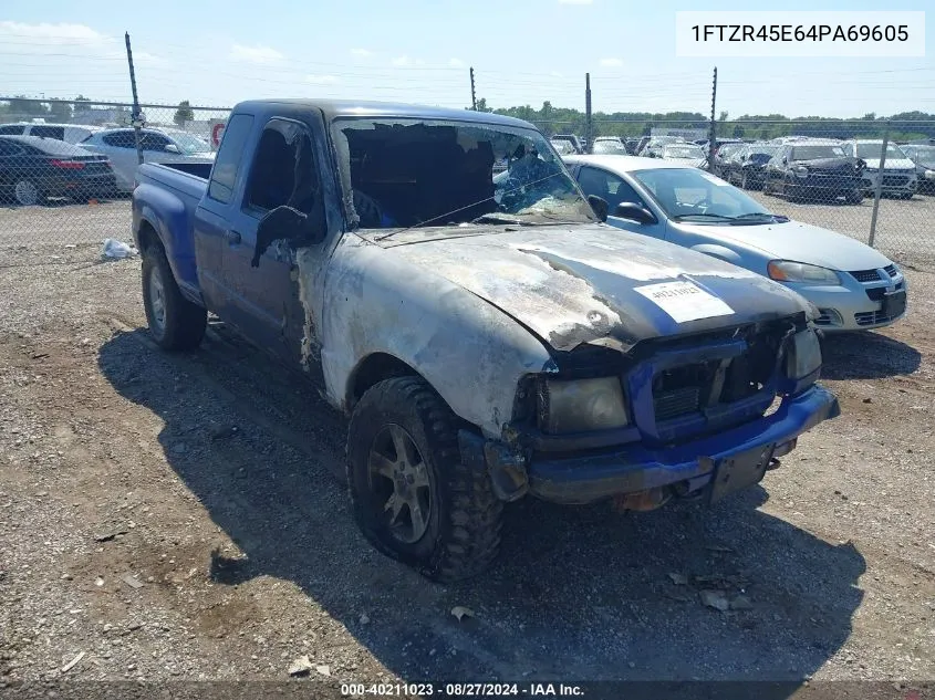 2004 Ford Ranger Edge/Tremor/Xlt VIN: 1FTZR45E64PA69605 Lot: 40211023