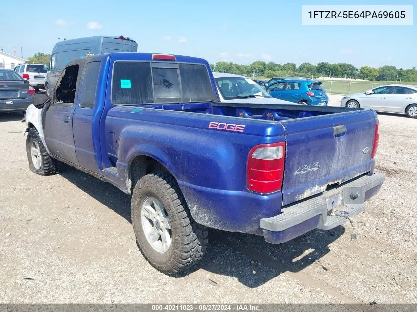 2004 Ford Ranger Edge/Tremor/Xlt VIN: 1FTZR45E64PA69605 Lot: 40211023