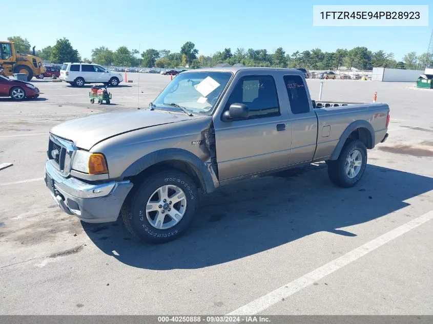 2004 Ford Ranger Edge/Tremor/Xlt VIN: 1FTZR45E94PB28923 Lot: 40250888