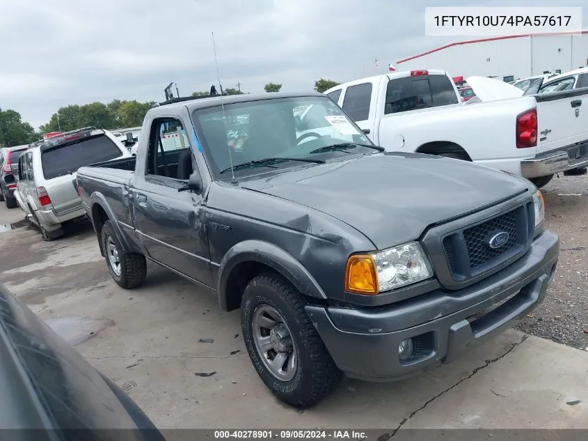 1FTYR10U74PA57617 2004 Ford Ranger