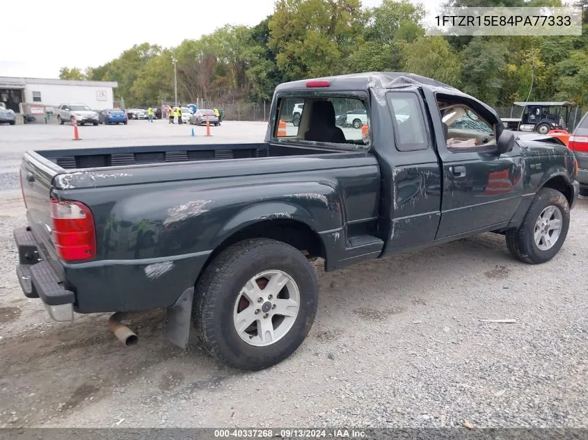 2004 Ford Ranger Super Cab VIN: 1FTZR15E84PA77333 Lot: 40337268