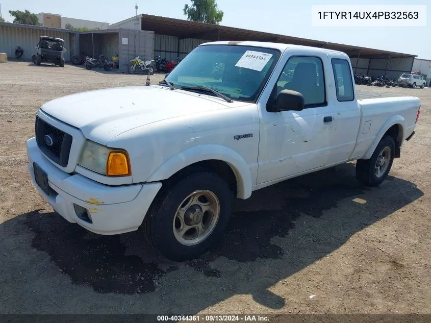 2004 Ford Ranger Edge/Tremor/Xl/Xlt VIN: 1FTYR14UX4PB32563 Lot: 40344361