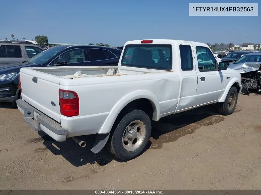 2004 Ford Ranger Edge/Tremor/Xl/Xlt VIN: 1FTYR14UX4PB32563 Lot: 40344361