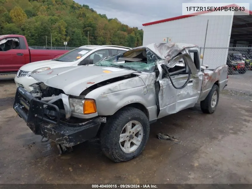 2004 Ford Ranger Xlt VIN: 1FTZR15EX4PB45843 Lot: 40450015