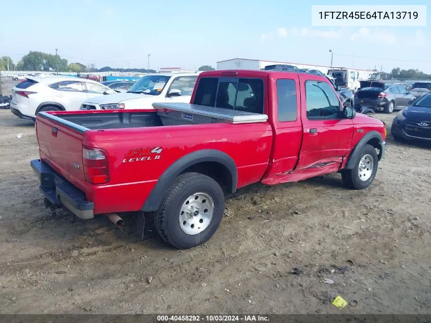 2004 Ford Ranger Edge/Tremor/Xlt VIN: 1FTZR45E64TA13719 Lot: 40458292