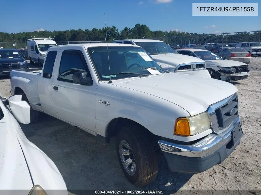 2004 Ford Ranger Super Cab VIN: 1FTZR44U94PB1558 Lot: 40461821