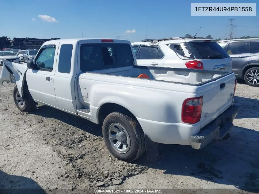 2004 Ford Ranger Super Cab VIN: 1FTZR44U94PB1558 Lot: 40461821