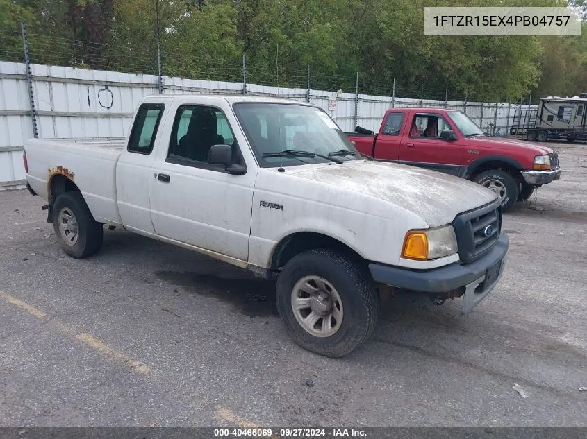 2004 Ford Ranger Xlt VIN: 1FTZR15EX4PB04757 Lot: 40465069