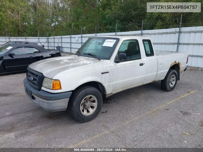 2004 Ford Ranger Xlt VIN: 1FTZR15EX4PB04757 Lot: 40465069