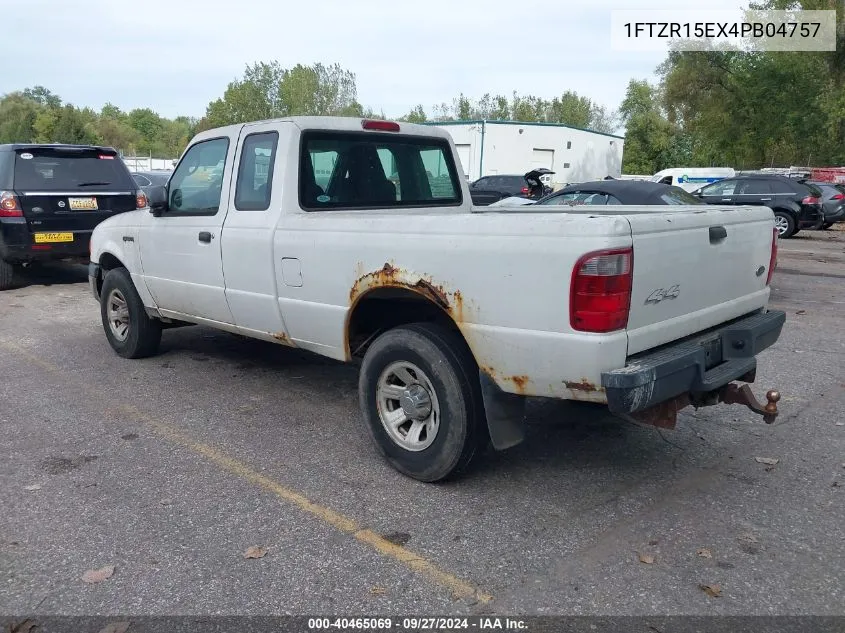 2004 Ford Ranger Xlt VIN: 1FTZR15EX4PB04757 Lot: 40465069