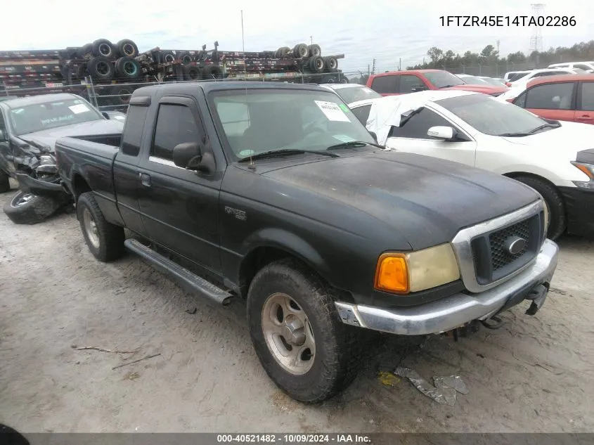 2004 Ford Ranger Edge/Tremor/Xlt VIN: 1FTZR45E14TA02286 Lot: 40521482