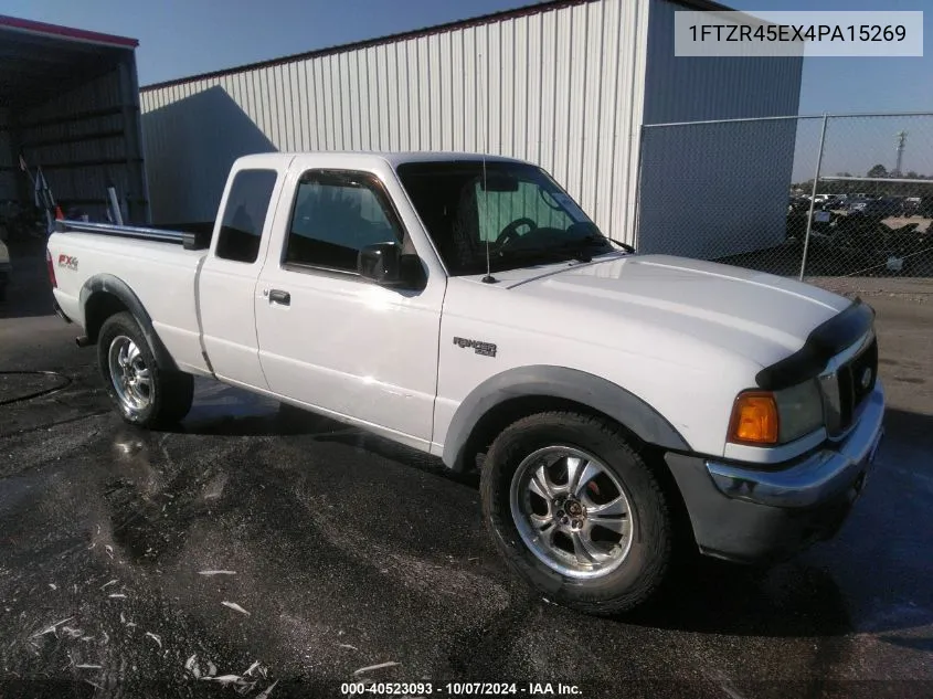 2004 Ford Ranger Edge/Tremor/Xlt VIN: 1FTZR45EX4PA15269 Lot: 40523093