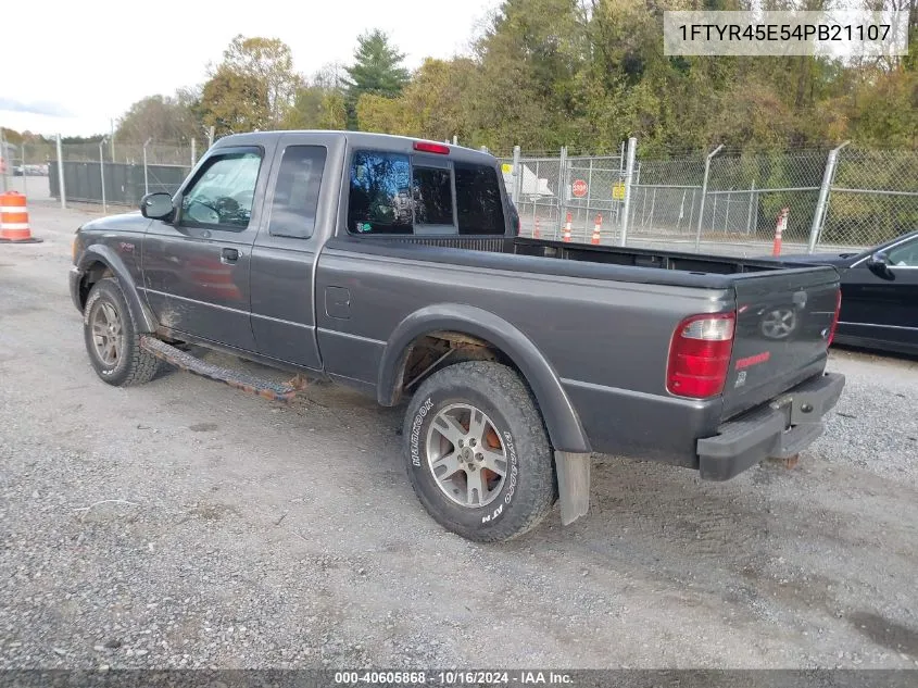 2004 Ford Ranger Edge/Tremor/Xlt VIN: 1FTYR45E54PB21107 Lot: 40605868