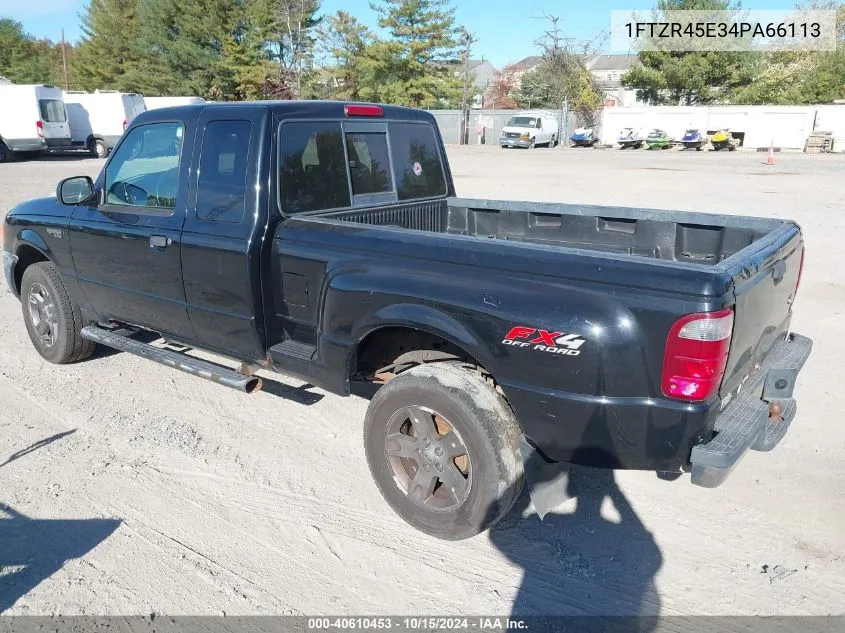 2004 Ford Ranger Edge/Tremor/Xlt VIN: 1FTZR45E34PA66113 Lot: 40610453