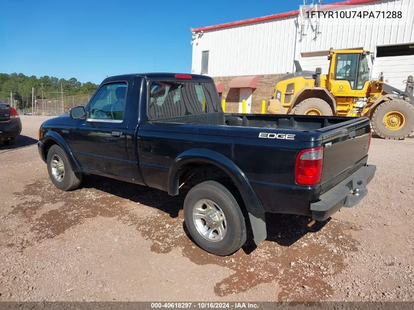 2004 Ford Ranger Edge/Xl/Xlt VIN: 1FTYR10U74PA71288 Lot: 40618297