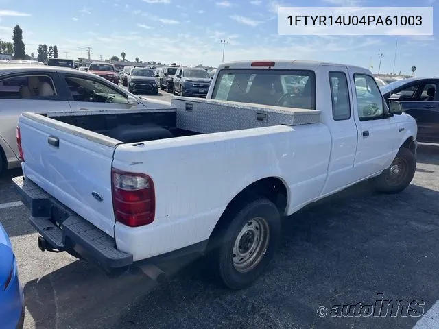 2004 Ford Ranger Edge/Tremor/Xl/Xlt VIN: 1FTYR14U04PA61003 Lot: 40625879