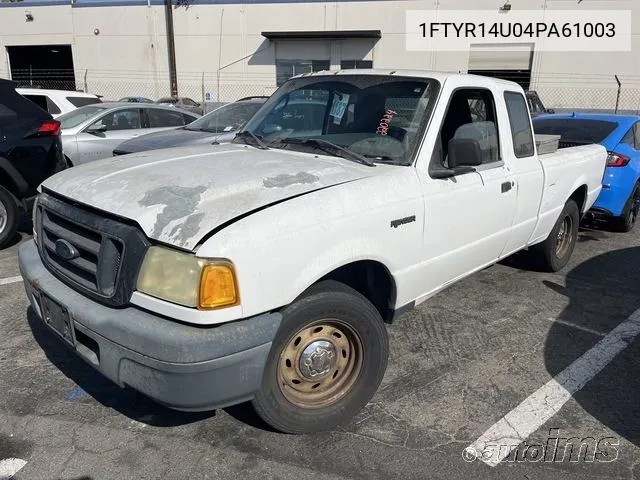 2004 Ford Ranger Edge/Tremor/Xl/Xlt VIN: 1FTYR14U04PA61003 Lot: 40625879