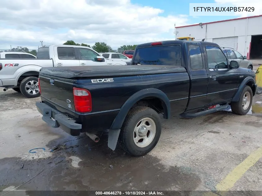 2004 Ford Ranger Edge/Tremor/Xl/Xlt VIN: 1FTYR14UX4PB57429 Lot: 40646278