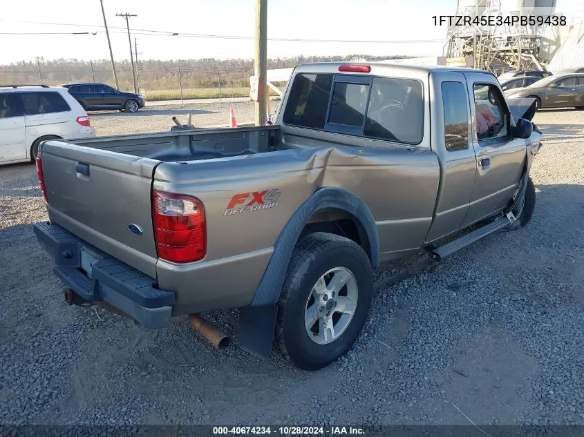 2004 Ford Ranger Edge/Tremor/Xlt VIN: 1FTZR45E34PB59438 Lot: 40674234