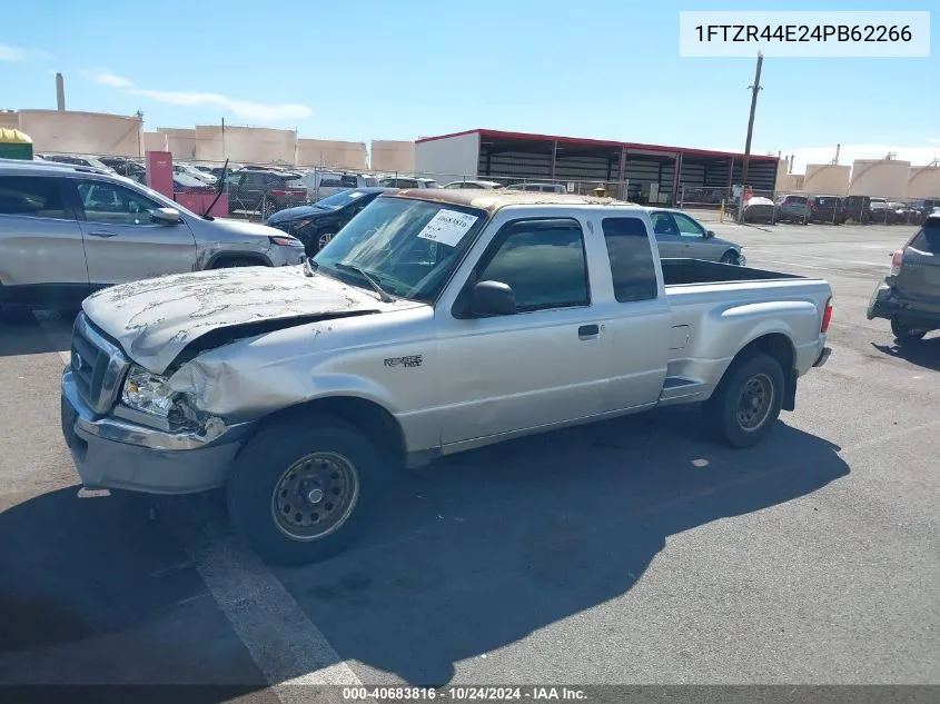 2004 Ford Ranger Xlt VIN: 1FTZR44E24PB62266 Lot: 40683816