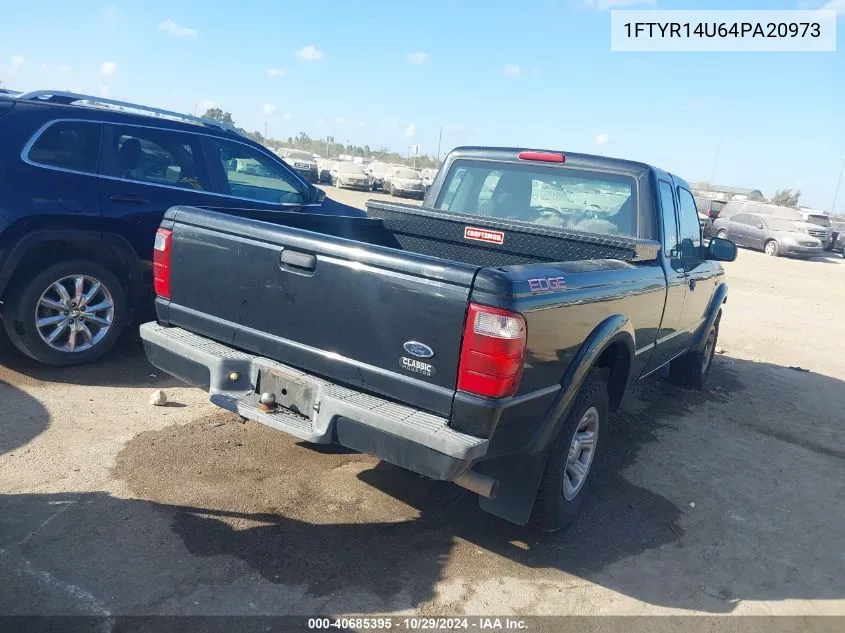 2004 Ford Ranger Edge/Tremor/Xl/Xlt VIN: 1FTYR14U64PA20973 Lot: 40685395