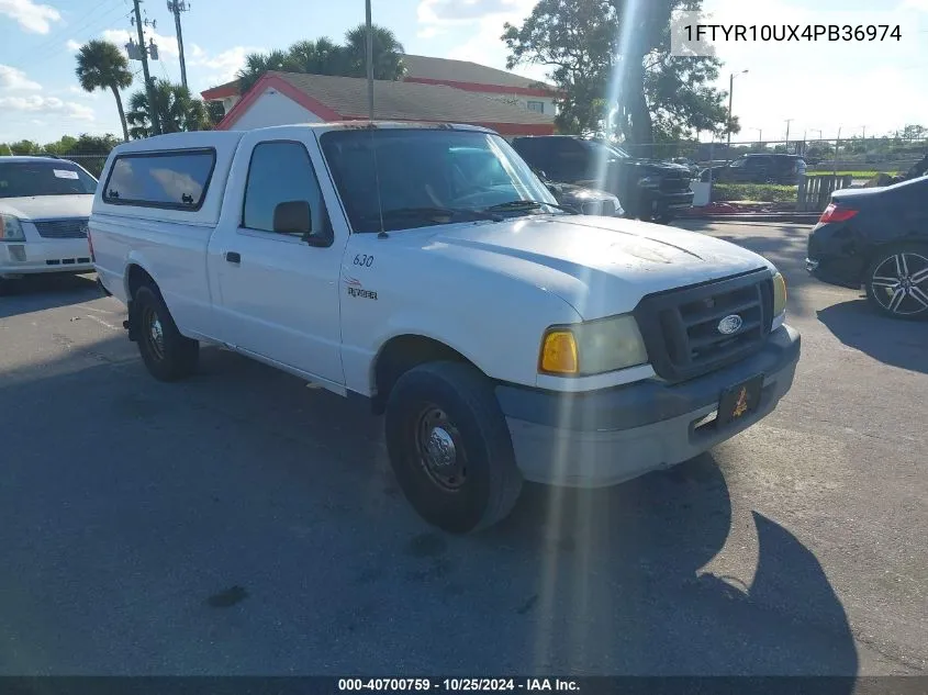 2004 Ford Ranger Edge/Xl/Xlt VIN: 1FTYR10UX4PB36974 Lot: 40700759